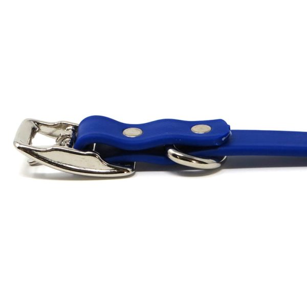 K-9 Komfort 3/4 Inch TufFlex Blue Center Ring Collar